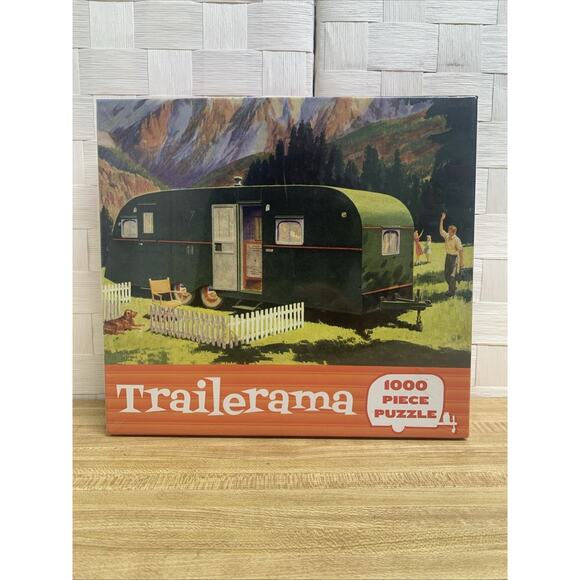Trailerama 1000 Piece Puzzle - Phil Noyes 2014 Gibbs Smith NEW Sealed - Picture 1 of 4